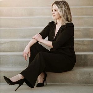 Calvin Klein Jumpsuit (tailored for someone short, please read description)